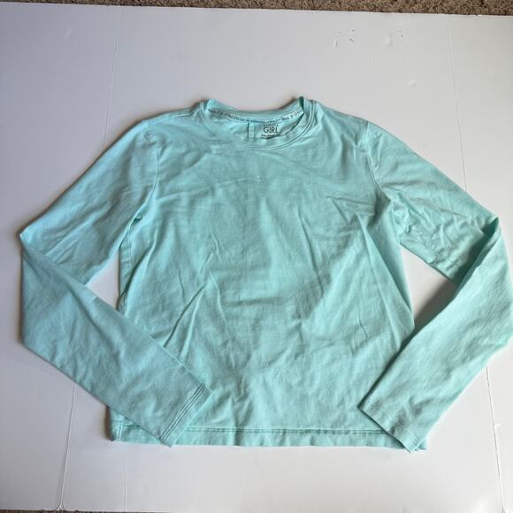 Athleta Girl Mint Twist Around Athletic Top Medium 8-10 - Picture 2 of 9